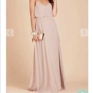 Birdy Grey Gwennie Blush Floor Length Bridesmaid Dress